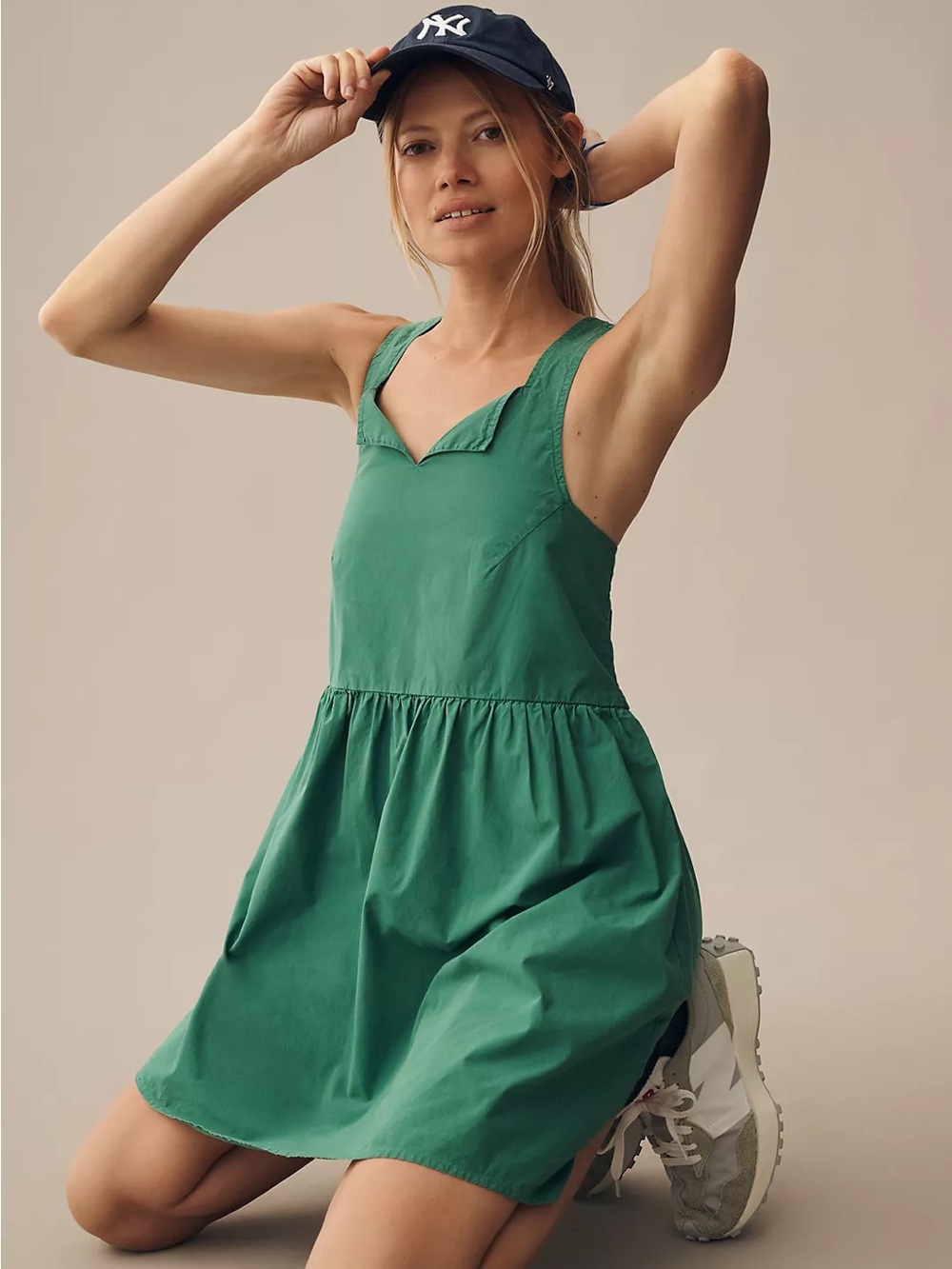 Nation LTD Solie Mini Dress in Verdant Green
